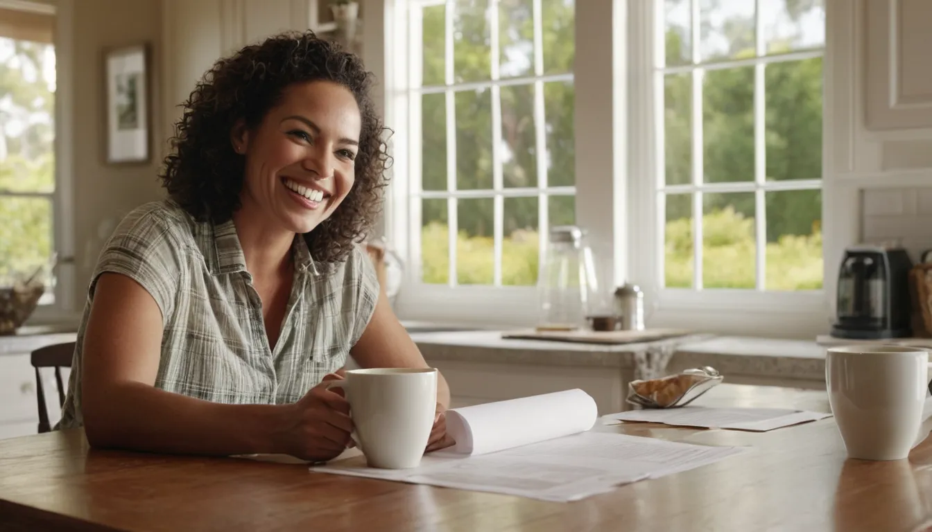 Homeowner comparing written concrete estimates at a kitchen table